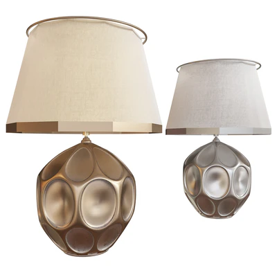 Dobbs White Ceramic Accent Table Lamp — Вид 1