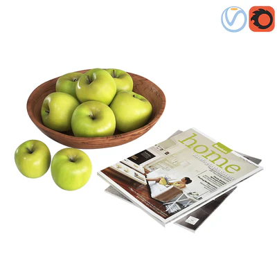 Fruit Bowls Green apples — Ver 1