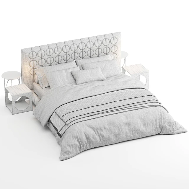 Bed minotti curtis — Descargar