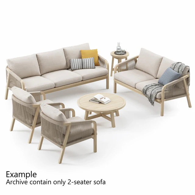 Outdoor Garden Woven Lounge 2 seater Sofa by Kettler — Descargar