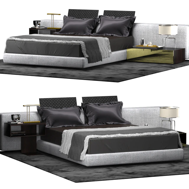 Minotti YANG BED WIDE — Descargar