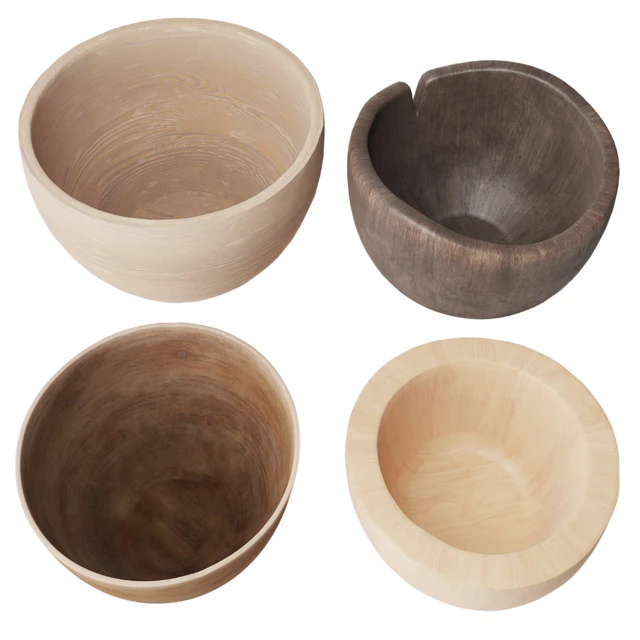 Turned Wooden Bowls — Descargar