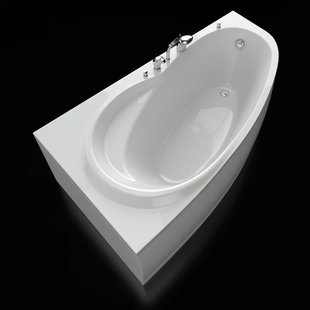 Acrylic corner bath Alpen Naos 180 — Download