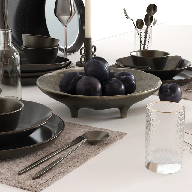 Tableware set 01 — Descargar