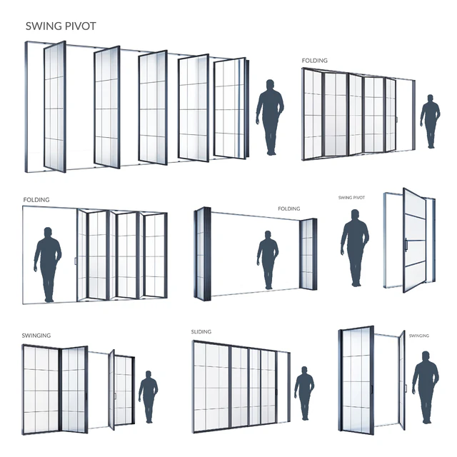 Современные окна SWING PIVOT FOLDING  SLIDING — Скачать