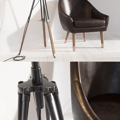 Chair & Lamp living ets — Ver 2