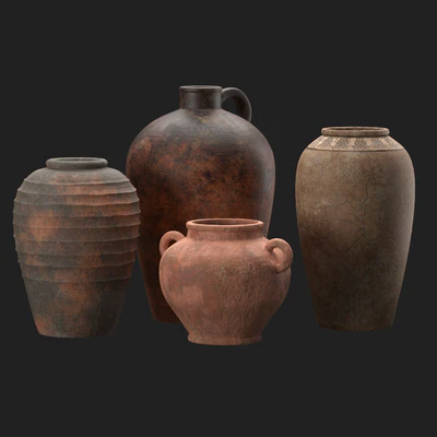 Artisan clay vases set — Вид 6