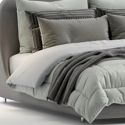 Flou Taormina double bed — Ver 5
