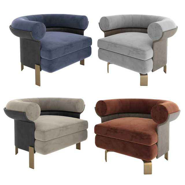 Minotti Mattia Armchairs — Скачать