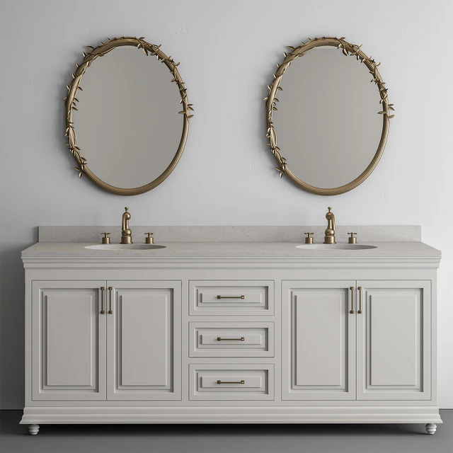 Bathroom White Classic - Set 43 — Descargar