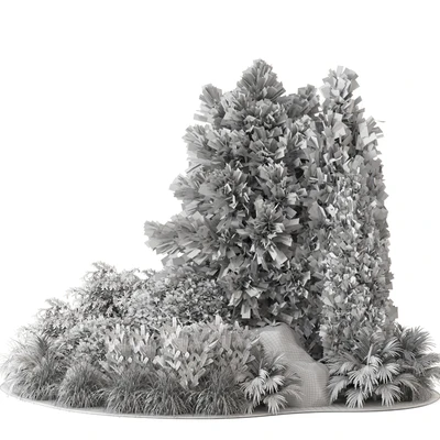 Outdoor Garden Set Bush and Tree - Garden Set 946 — Ver 5