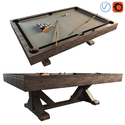 Pottery Barn Charleston Pool Table — Ver 1