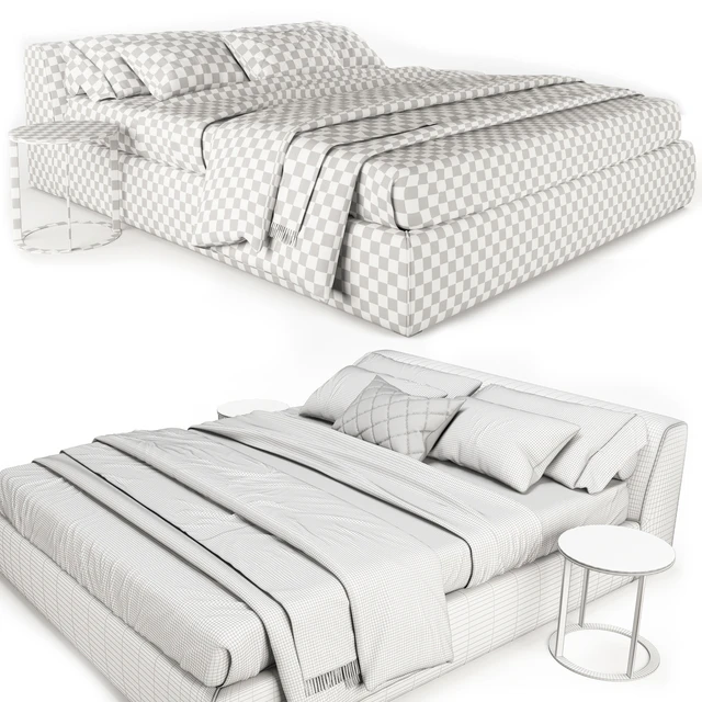 Meridiani Louis Bed — Descargar
