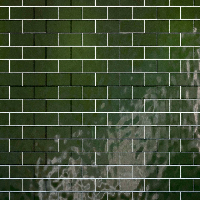 Tiles set Geometry Pattern Green — Скачать