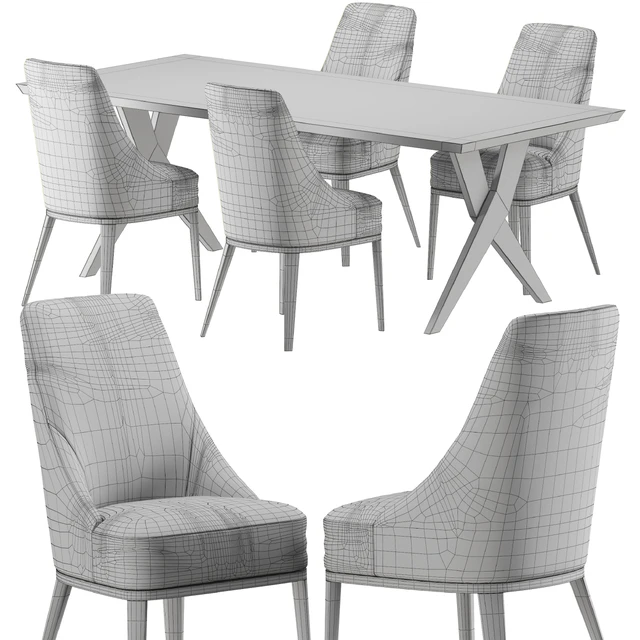 Стол Softhouse Crossing, стул Softhouse Flavia — Скачать