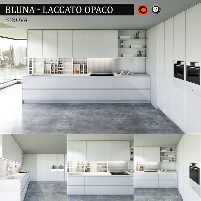 Kitchen Bluna Laccato Opaco — Descargar