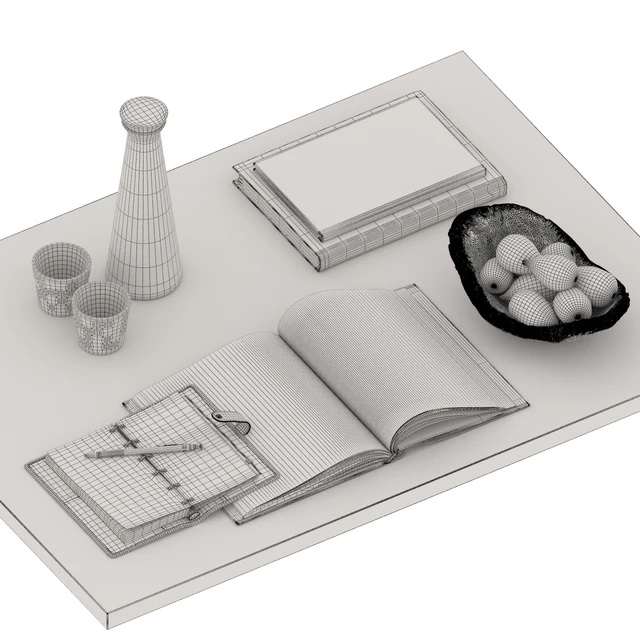 coffee table decor set 004 — Скачать