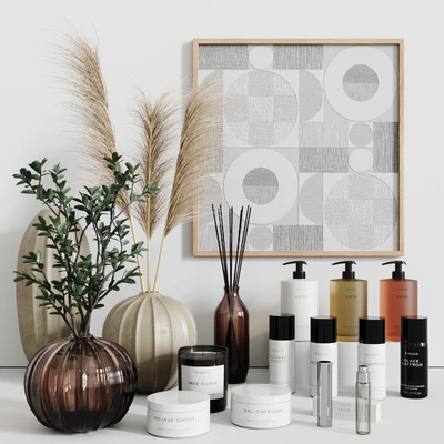 Bathroom Accessories Decor Set # 3 — Ver 1