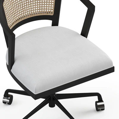 Lisbon Cane Swivel Desk Chair — Вид 4