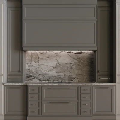 Kitchen in neoclassical style 57 — Ver 5
