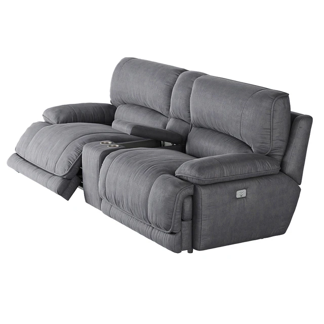American Signature Furniture Mario 3-Piece Dual Power Reclining Sectional — Descargar