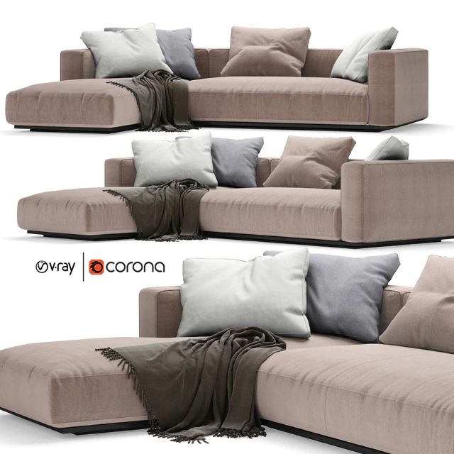 Grandemare Sofa by Flexform Italia 270x205 — Descargar