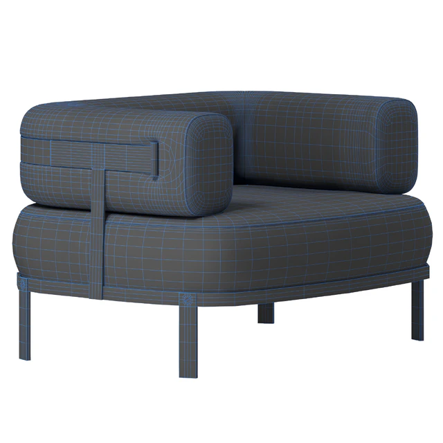 Baxter Belt armchair — Скачать