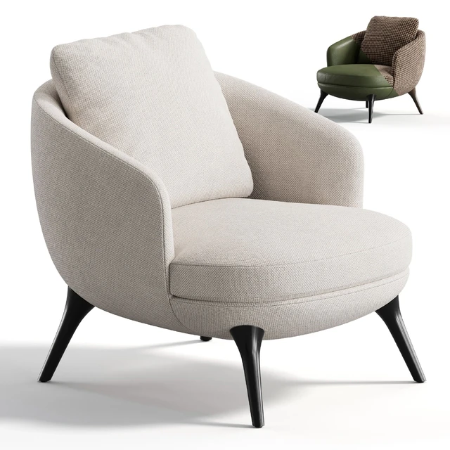 Raphael Armchair by Minotti — Скачать