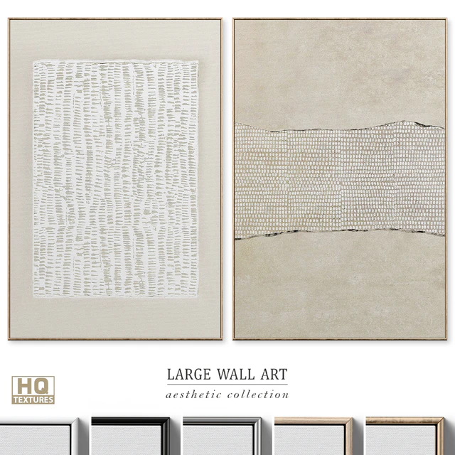 Large Mid-Century Abstract Wall Art C-607 — Descargar