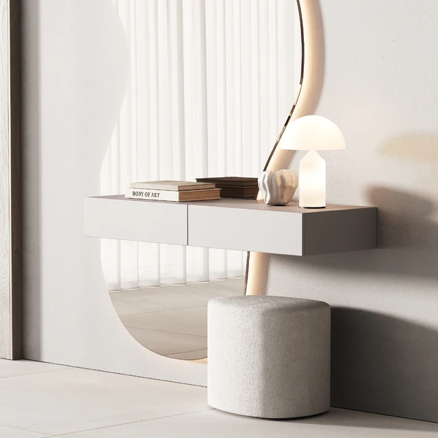 489 hallway zone 10 minimal curved shape mirror 01 — Скачать