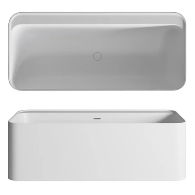 Aquaroc Icon Solid Surface Stone Resin Bath 1600 — Ver 1