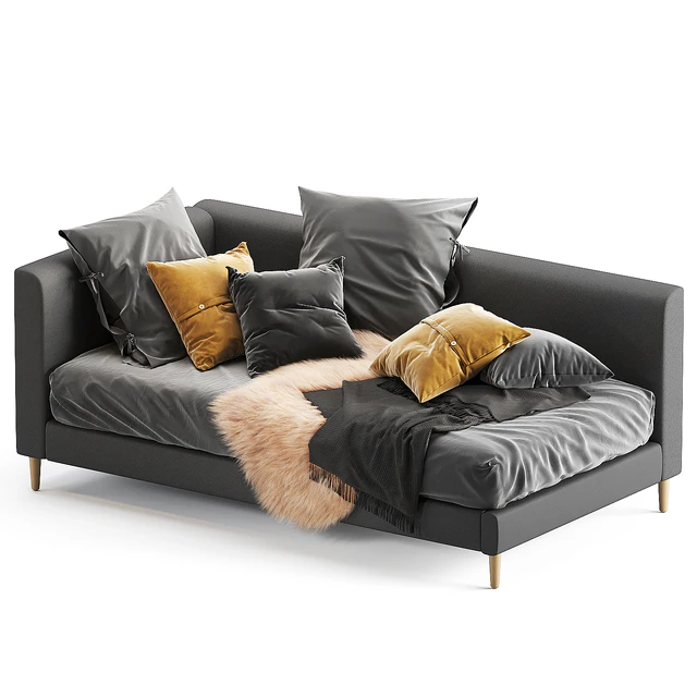 Кровать-диван Timo Upholstered Bed — Скачать