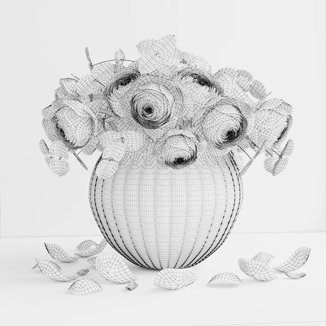 Bouquet of flowers in a vase 7 — Descargar