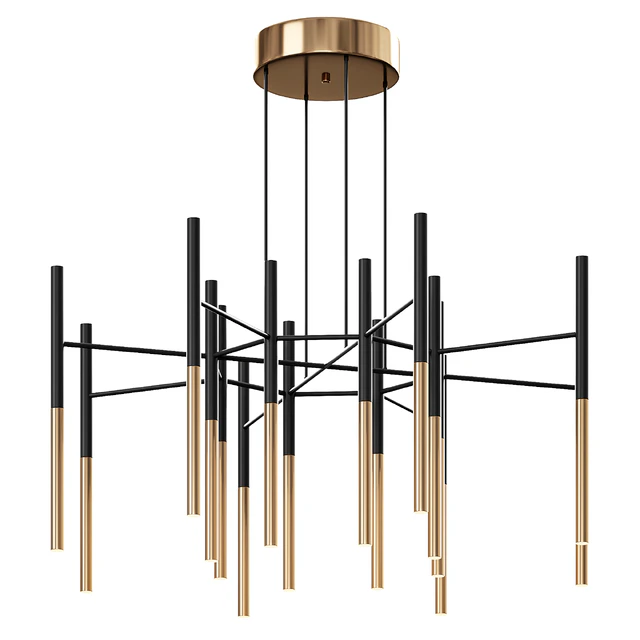 Metal Tubular Chandelier — Descargar