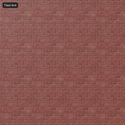 running split face concrete block wall texture red — View 4