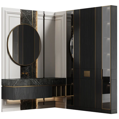 Bathroom furniture 28 in neoclassical style — Ver 3