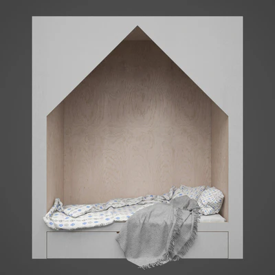 child room design - bed — Ver 1