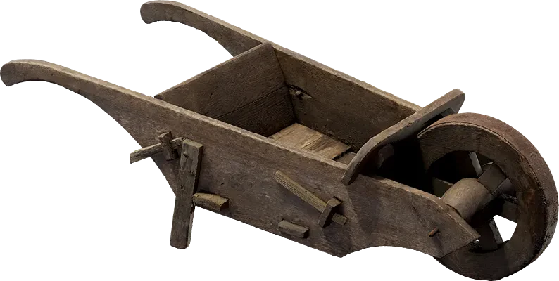 wooden wheelbarrow 001 — Descargar