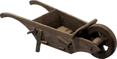 wooden wheelbarrow 001 — Descargar