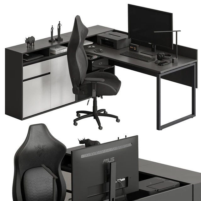 Employee Set - Office Furniture 420 — Descargar