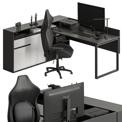 Employee Set - Office Furniture 420 — Ver 1