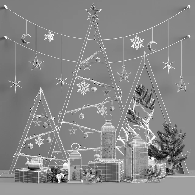 New year decorative set 2 — Descargar