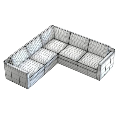 Crate&Barrel Barrett II Corner Sofa — Ver 3