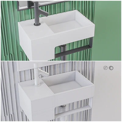 Bathroom furniture Bath Set 6 — Ver 4