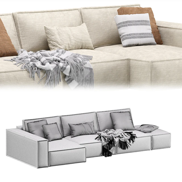 Modular Sofa Eten 2 Vertical Mix — Descargar