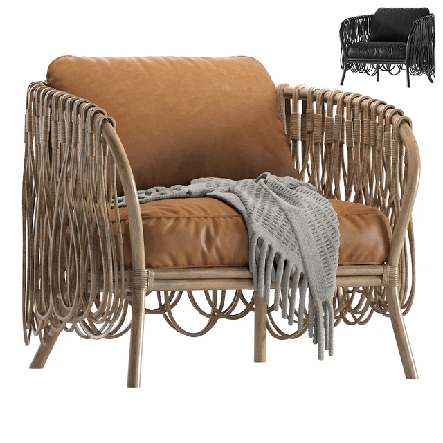 Strata Lounge Chair Leather — Скачать