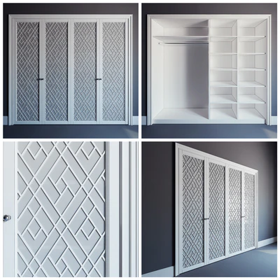Built-in closet \ fitted wardrobe — Ver 3