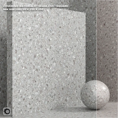 Материал (бесшовный) - камень, терраццо, кварцит set 122 — Вид 1