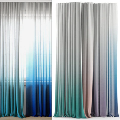 Curtains 129 | Pottery Barn Teen | Ombre Sheer Curtain — descargar