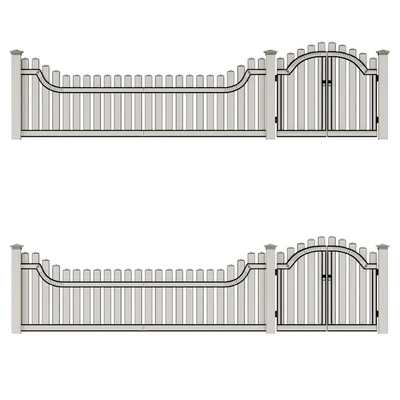 PVC fence — Ver 4